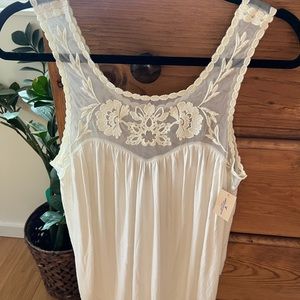 American Eagle Lace Inset tank